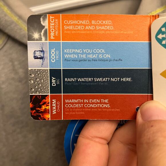 NWT Columbia Omni-Wick Heather Honey III Full Zip Hoodie XL - Picture 11 of 13